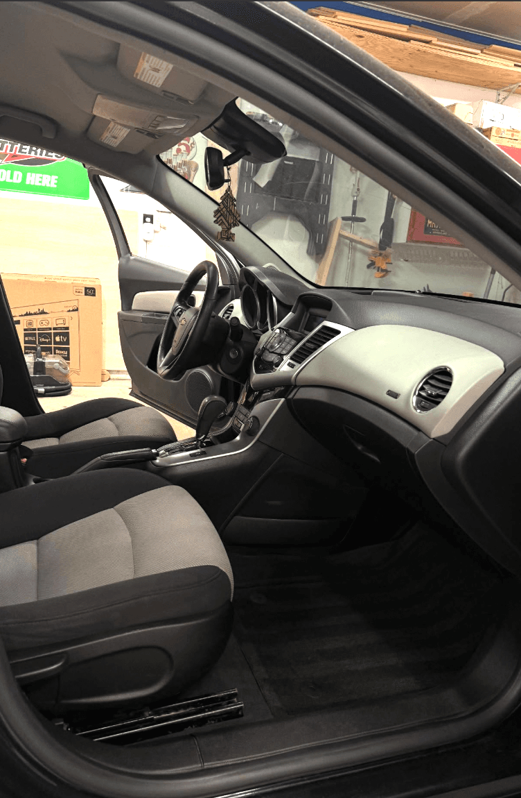Clean sedan interior after SmartShine interior detail in Overland Park