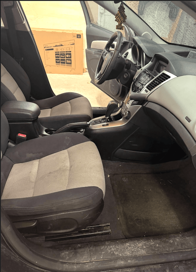 Sedan interior — before